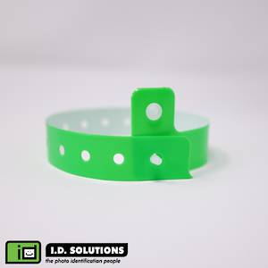 Neon Lime Vinyl Wristband (12)